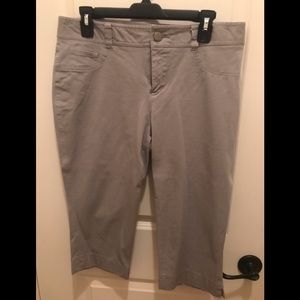INC Gray Capris Size 10
